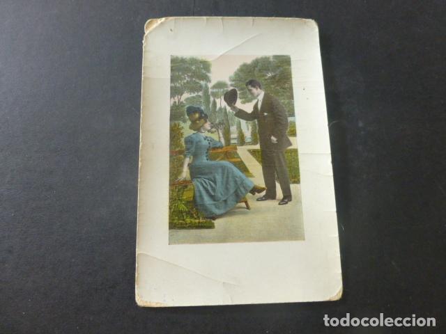 Postales: PAREJA EN JARDIN POSTAL - Foto 1