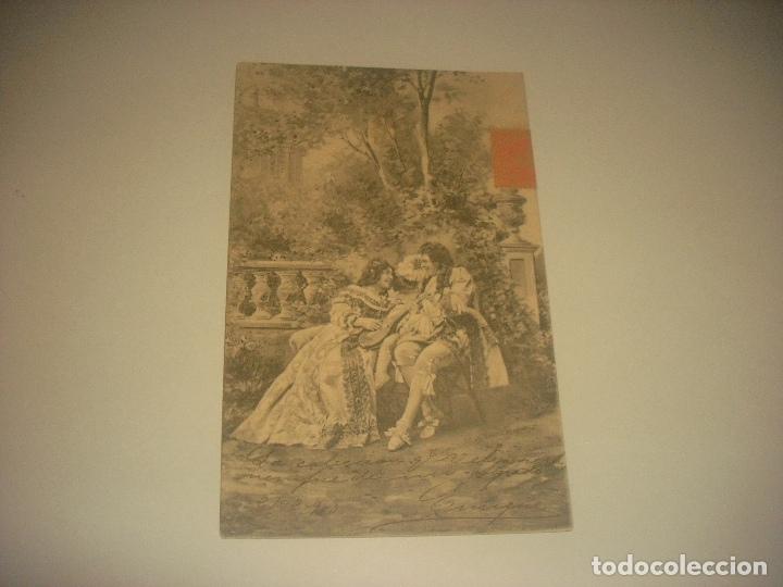 Cartoline: ANTIGUA POSTAL DE PAREJA. CIRCULADA 1903. E S W.