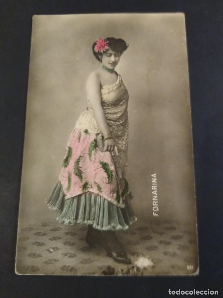 Postkarten: Postal artista, actriz, cupletista Fornarina.