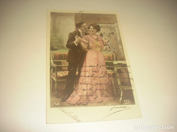 Cartoline: ANTIGUA POSTAL DE PAREJA. EPR 287. ESCRITA EN 1909.