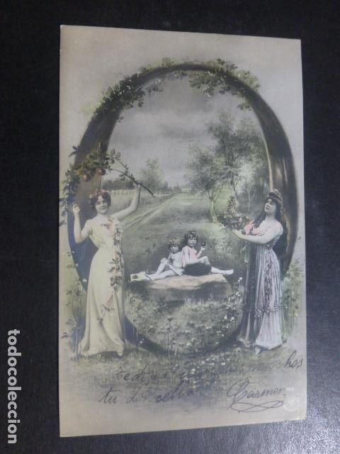Postales: LETRA O Y MUJERES POSTAL - Foto 1