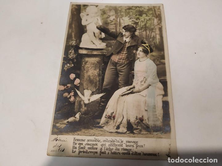 Postales: POSTAL ROM&Aacute;NTICA FRANCESA - Foto 1