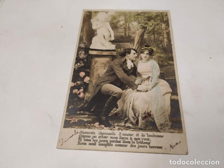 Postales: POSTAL ROM&Aacute;NTICA FRANCESA - Foto 1