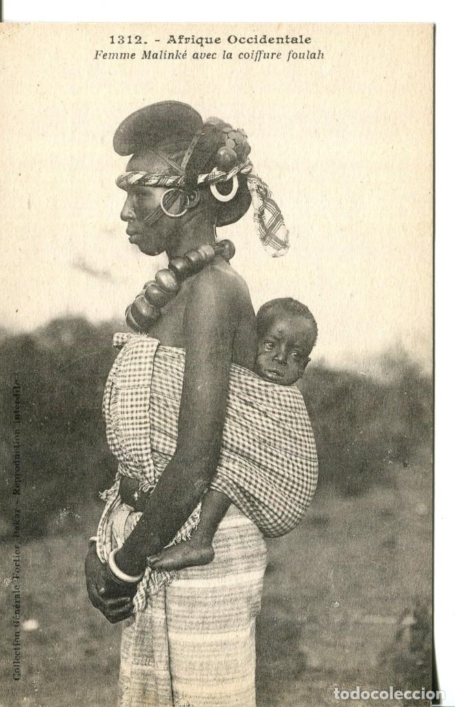 Cartoline: AFRICA-MADRE CON HIJO