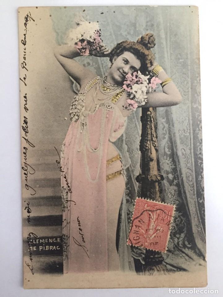 Postais: Clemence de Pibrac actriz music-hall