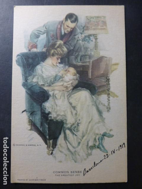 Postales: MATRIMONIO CON BEBE POSTAL - Foto 1