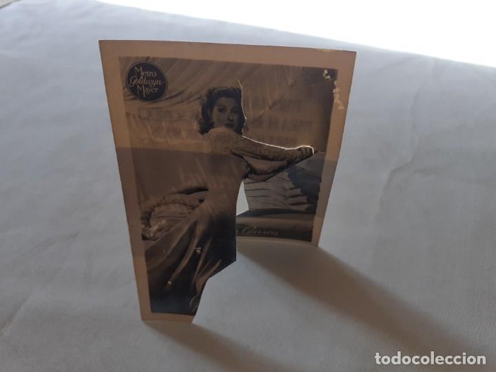 Postales: GREER GARSON -Postal cromo troquelado - Foto 2