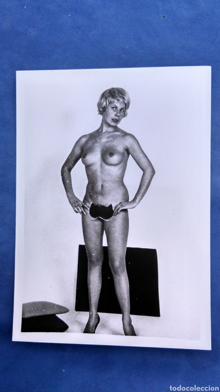 Postkarten: Antigua foto mujer er&oacute;tica desnuda, 13 por 9 ctm