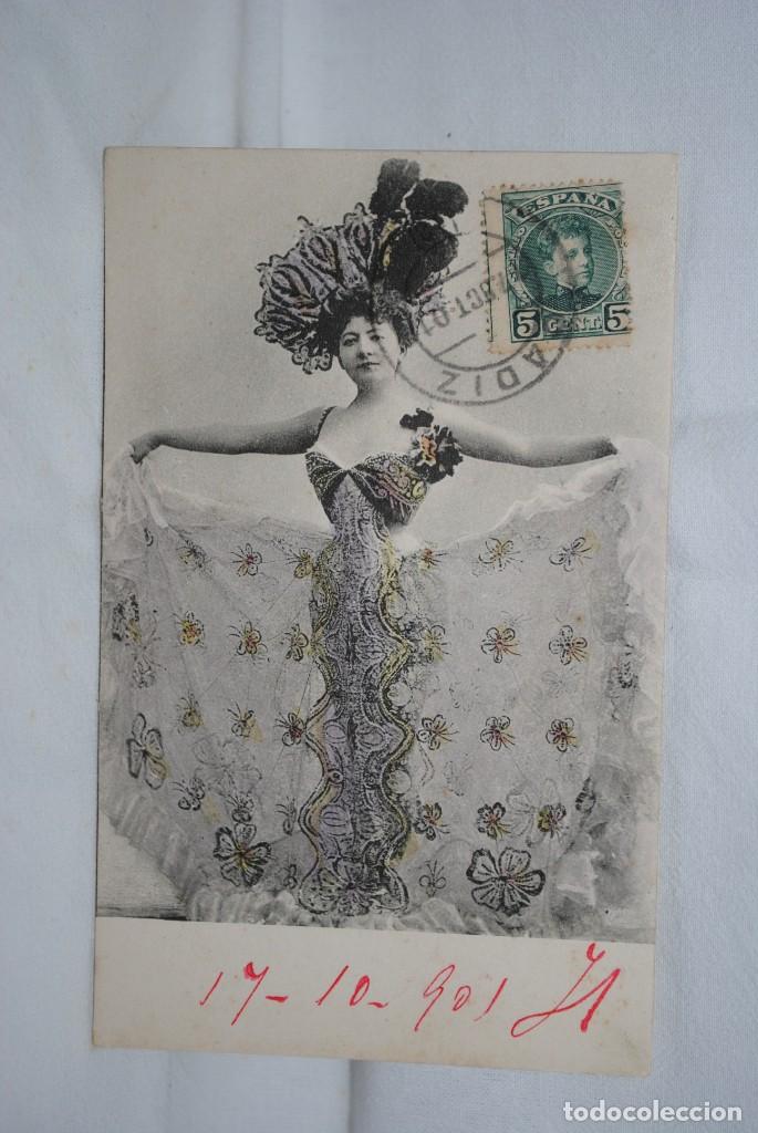 Postkarten: POSTAL DE CUPLETISTAS O, ARTISTAS ANTIGUAS 1901
