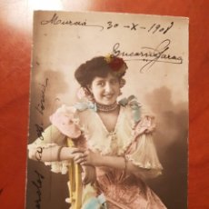 Postales: ANTIGUA POSTAL ROMANTICA ACTRIZ COUPLETISTA CONCHITA LEDESMA 1908. Lote 243188095