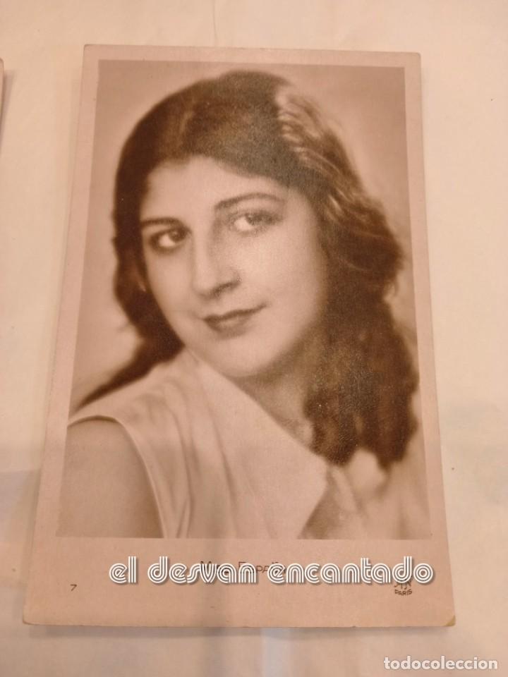 Cartoline: Antigua postal MISS ESPA&Ntilde;A. A&ntilde;os de la Rep&uacute;blica