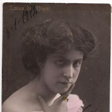 Postais: LUISA DE BIGNÉ - POSTAL ILUMINADA - LLUÍS BARTRINA (BARCELONA) 1912 - ARTISTA BAILARINA TEATRO. Lote 253138635