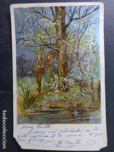 Postales: PAREJA DE ENAMORADOS POSTAL - Foto 1