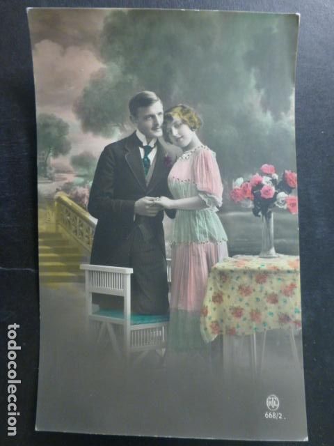 Postales: PAREJA DE ENAMORADOS POSTAL - Foto 1