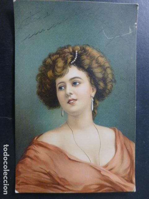 MUJER ELEGANTE POSTAL