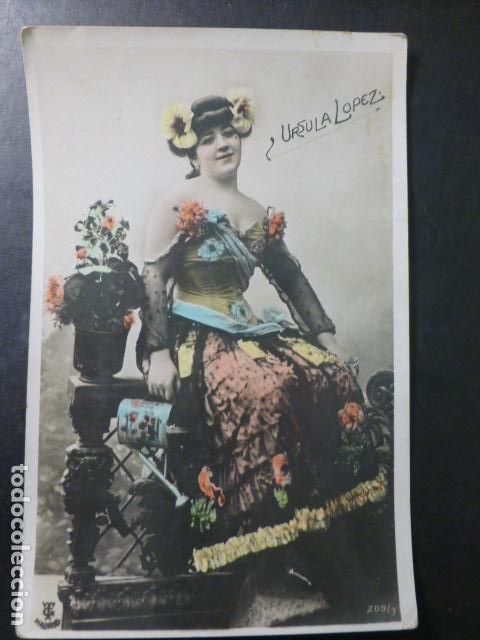 Postais: URSULA LOPEZ ACTRIZ ARTISTA CUPLETISTA POSTAL