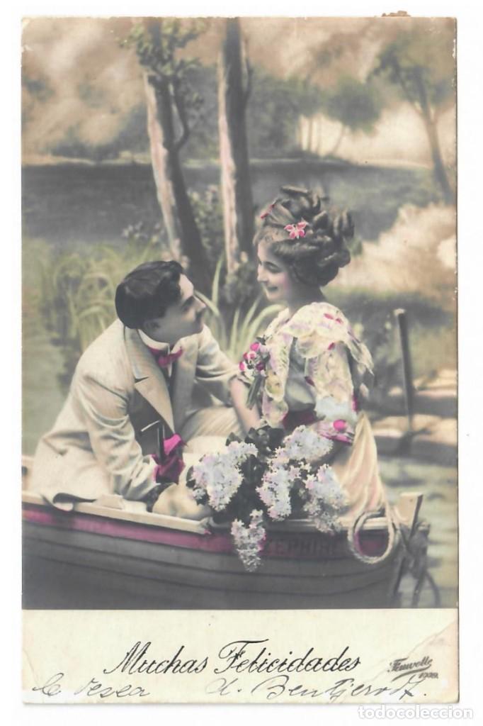 Postais: MUCHAS FELICIDADES &diams; 1911