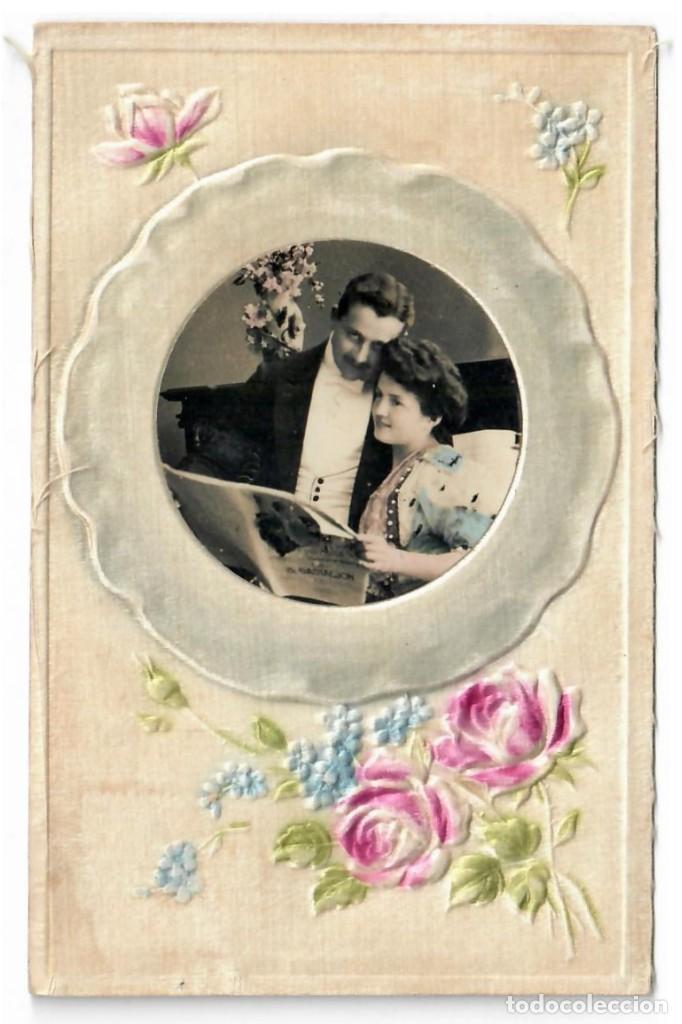 Postais: PAREJA DE ENAMORADOS &diams; 1911