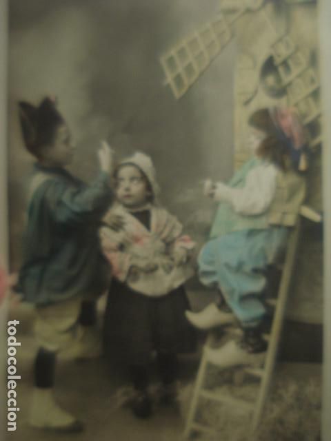Postais: PRECIOSA POSTAL ROM&Aacute;NTICA NI&Ntilde;OS - A&Ntilde;OS 1900 -NO CIRCULADA
