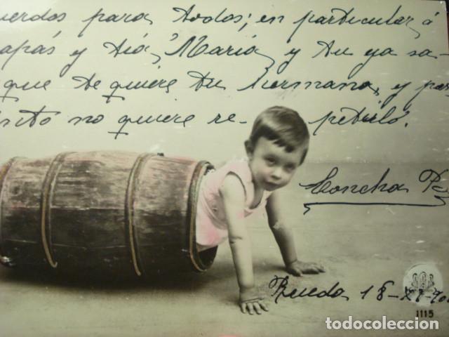 Cartoline: PRECIOSA POSTAL NI&Ntilde;OS NI&Ntilde;O NI&Ntilde;A - A&Ntilde;OS 1900 - CIRCULADA SIN SELLO