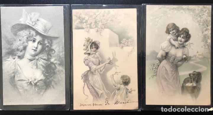 Postales: 15 POSTALES ANTIGUASILUSTRADAS - Foto 2