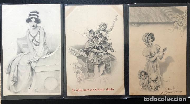 Postales: 15 POSTALES ANTIGUASILUSTRADAS - Foto 3