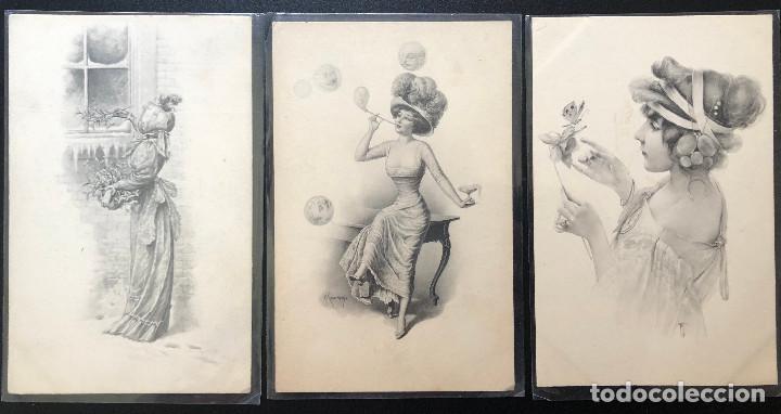 Postales: 15 POSTALES ANTIGUASILUSTRADAS - Foto 4