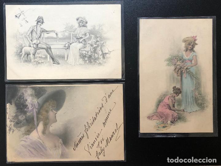 Postales: 15 POSTALES ANTIGUASILUSTRADAS - Foto 5