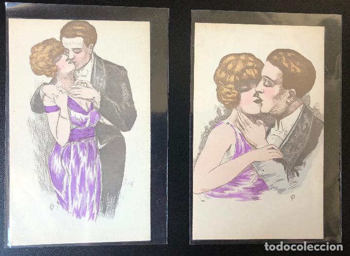 Postales: 5 POSTALES ILUSTRADAS - Foto 1