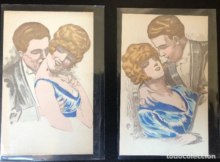 Postales: 5 POSTALES ILUSTRADAS - Foto 2