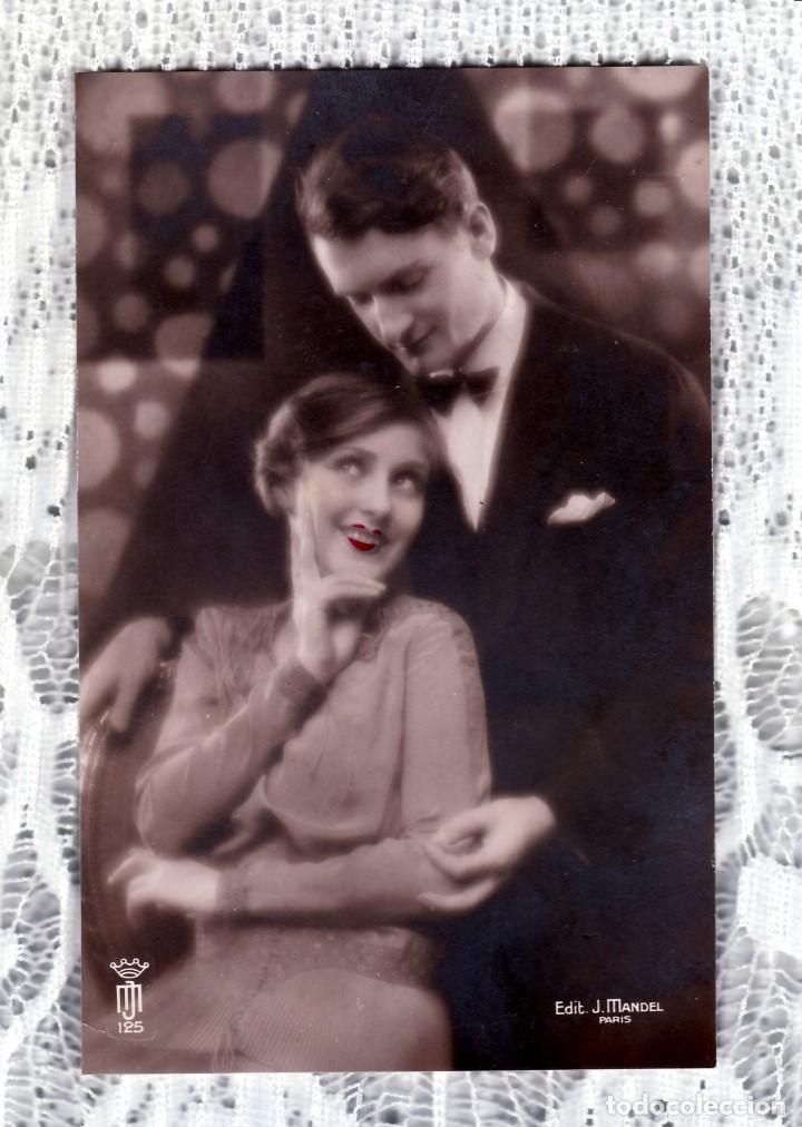 Postales: POSTAL PAREJA 125 EDIT. J. MANDEL PARIS. ESCRITA. B
