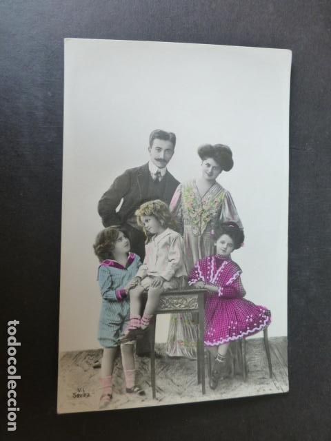 Postales: PAREJA CON HIJOS POSTAL - Foto 1