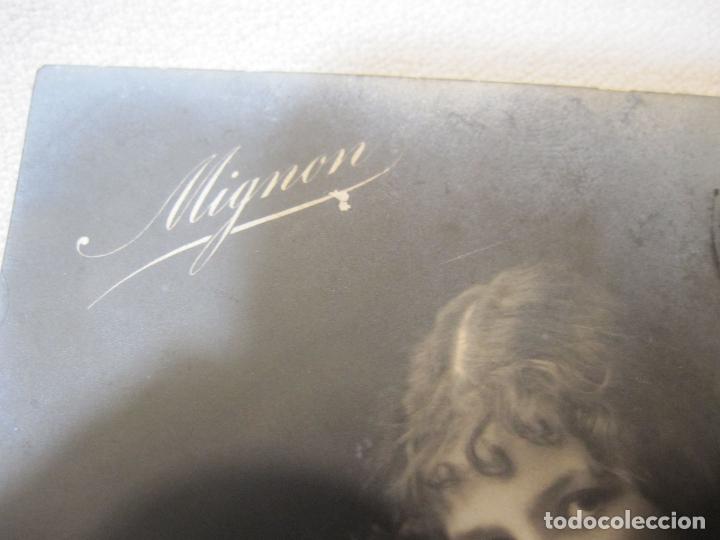 Postales: 2 POSTALES MIGNON. MUCHACHAS, CIRCULADAS - Foto 4