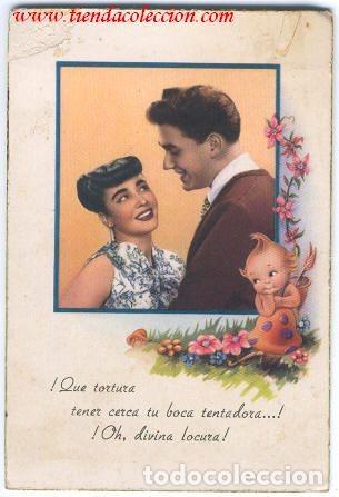Postales: Postal art&iacute;stica.- Postal de pareja - Foto 1