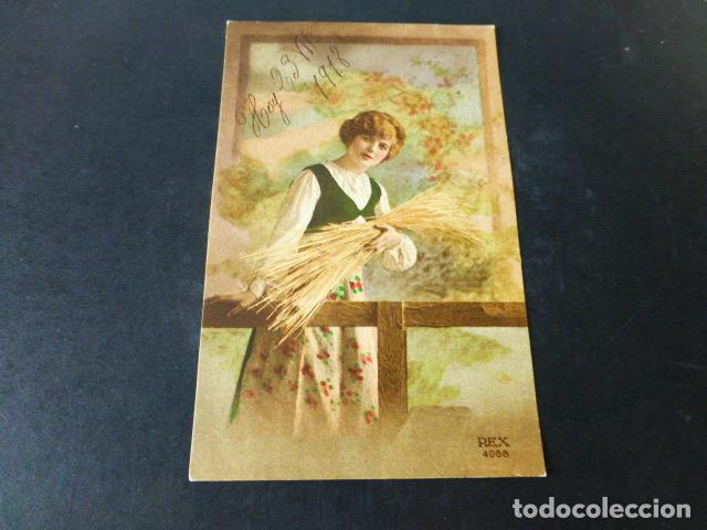 Postales: MUJER CAMPESINA POSTAL - Foto 1