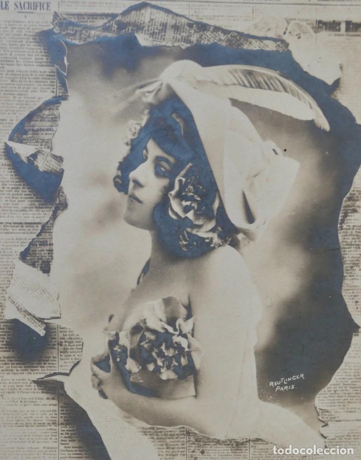 Postales: POSTAL- GIL BLAS- REUTLINGER PARIS- CIRCULADA 1902 - Foto 2
