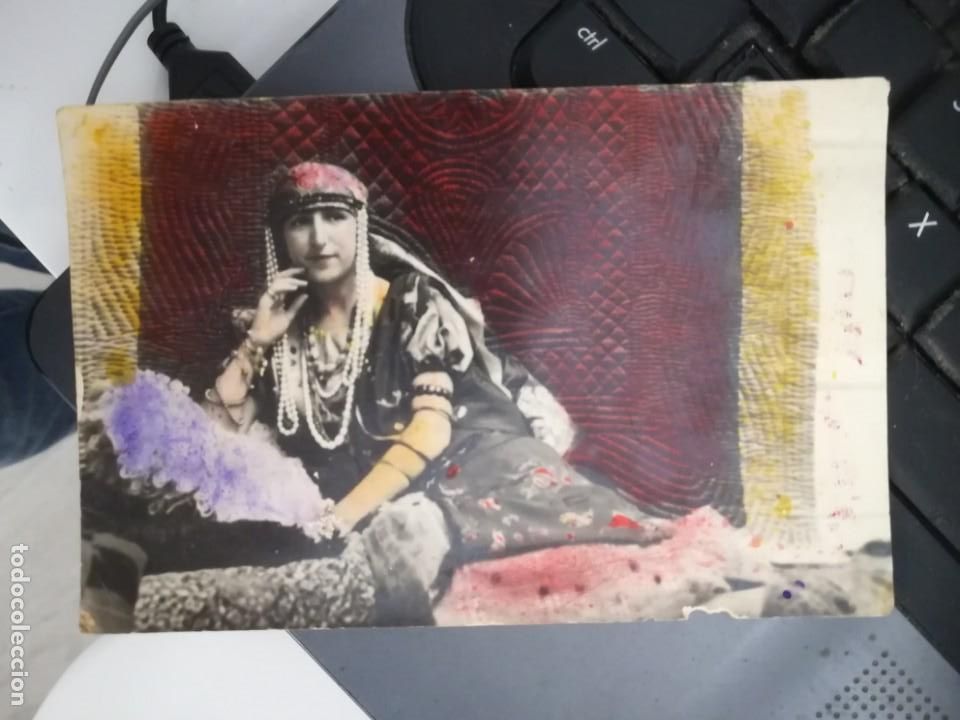 Postais: Postal figura femenina (a identificar) circa 1910.