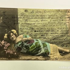 Postales: PILAR MARTI, CUPLETISTA ESPAÑOLA.. FOTO VIDAL, EDIC. DURA, VALENCIA (H.1920?) DEDICADA..