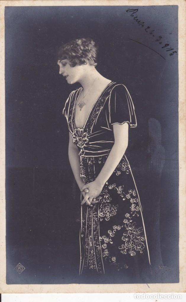 Postkarten: bella se&ntilde;orita con fecha 1915