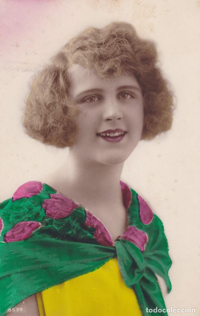 Postales: bella dama postal principios siglo XX