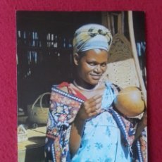 Postales: POSTAL POST CARD MUJER FEMME GIRL WOMAN CHICA SWAZILANDIA PLAYING HER MAKHWEYANA AFRICA AFRIQUE..VER. Lote 311017188
