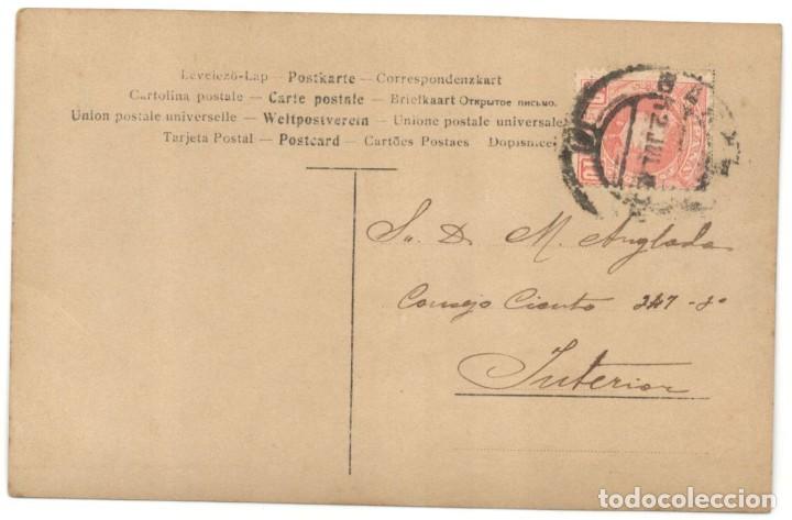 Postales: POSTAL ILUMINADA: SAHARET - CIRCULADA EN 1905 - Foto 2