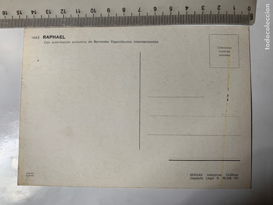 Postales: POSTAL. RAPHAEL. BERGAS. - Foto 2