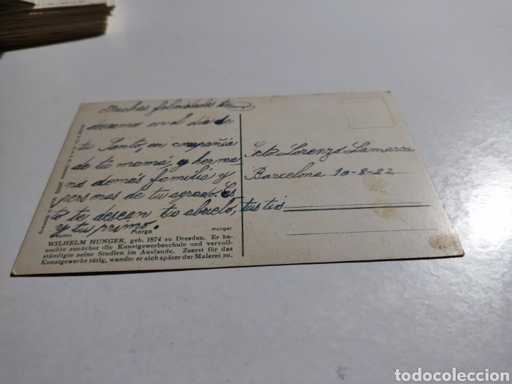 Postales: Postal antigua wilhelm hunger - Foto 2