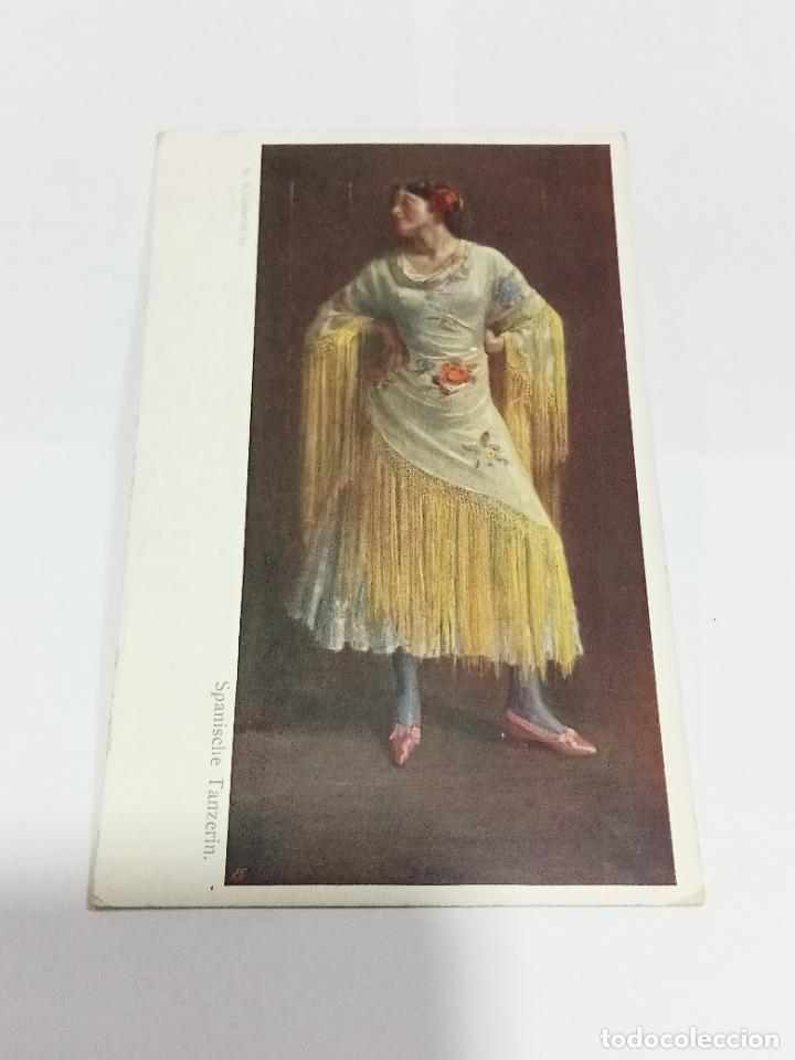 Postkarten: TARJETA POSTAL DE MUJERES. MUJER CON TRAJE T&Iacute;PICO ESPA&Ntilde;OL. N.SCHATTENSTEIN