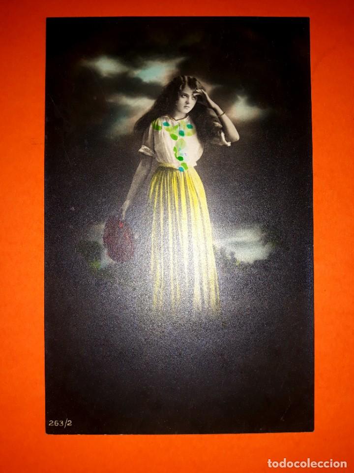 Postcards: Antigua Postal Mujer Escrita Principios Siglo XIX
