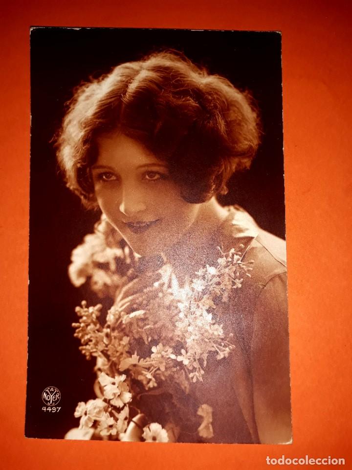 Postales: Antigua Postal Mujer No Escrita - Foto 1