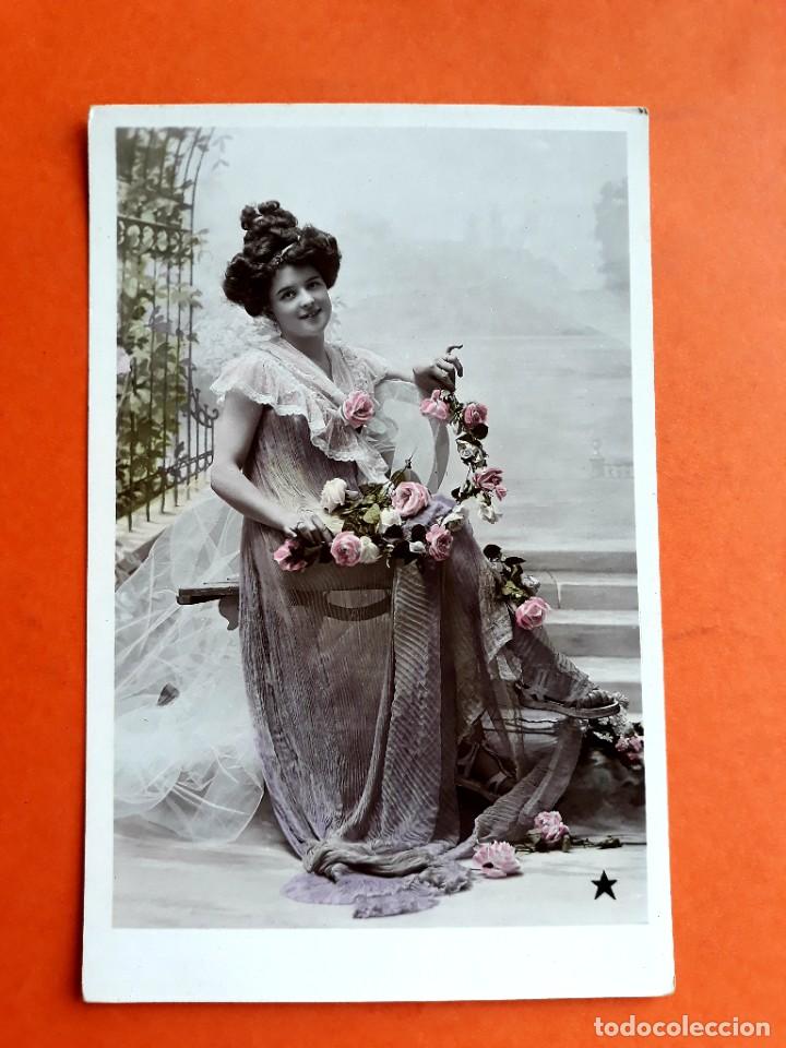 Postais: Antigua Postal Mujer Escrita 1909