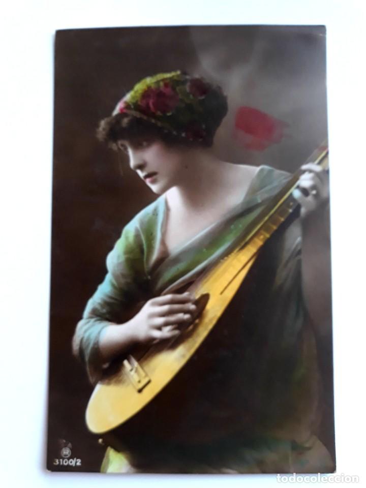 Postcards: Antigua Postal Mujer Escrita Sin Fecha