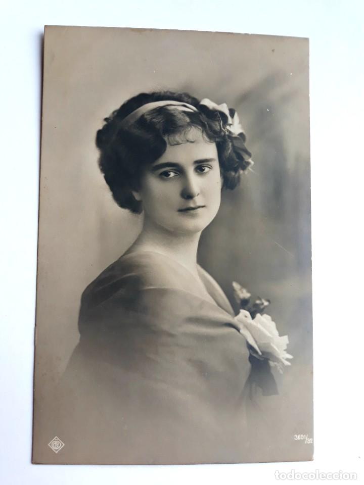 Postales: Antigua Postal Mujer Escrita Sin Fecha